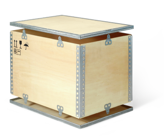 Sperrholz-Kiste faltbar