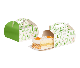Torten-Tragekarton WALDWEIHNACHT