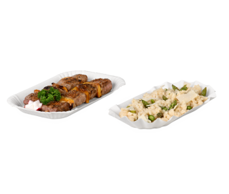 Pappschale unbeschichtet