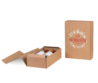 Flaschen-Geschenkkarton CHRISTMAS JOY