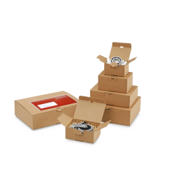 Blitzbodenkarton QUICK-BOX® mit Steckverschluss, braun