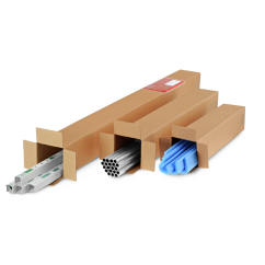 Faltschachtel lang, Öffnung an Schmalseite