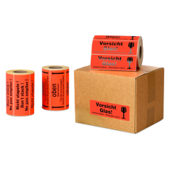 Signal-Etikett selbstklebend