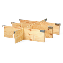 Rahmenteiler für Holzaufsatzrahmen