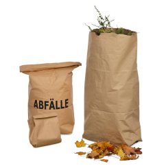 Abfallsack aus Papier
