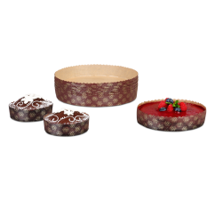 Kuchen-Backform rund mit Dekor