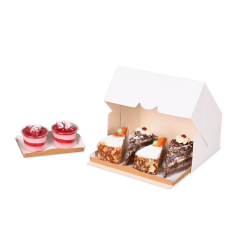 Tablett für Tortenstücke-Karton