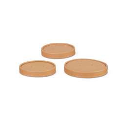Deckel aus Pappe zu Pappbecher/Suppenbecher