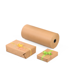 Geschenkpapier Rolle, braun