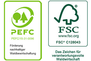 PEFC- & FSC-Logo