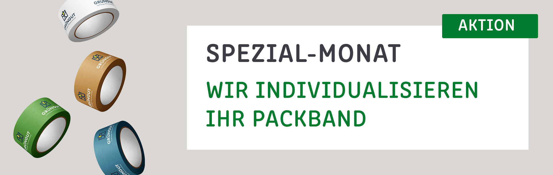 Banner zum MEDEWO-Spezialangebot für bedruckte Klebebänder Banner zum MEDEWO-Spezialangebot für bedruckte Klebebänder