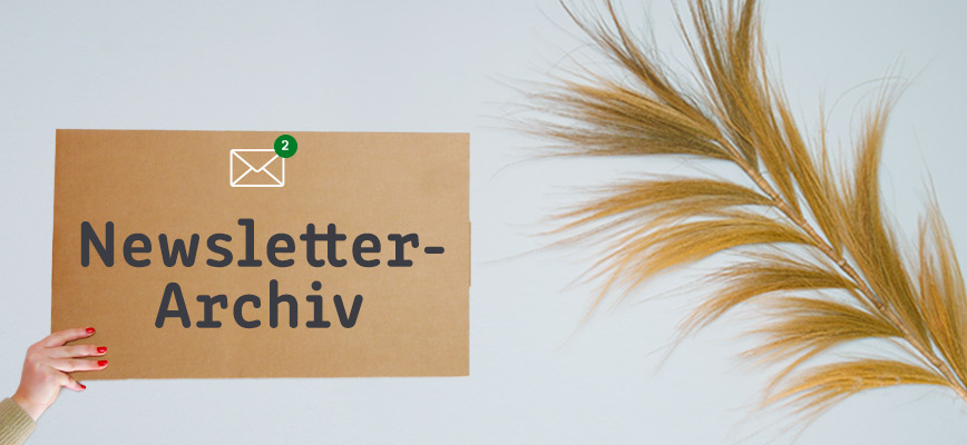 Banner zum Archiv des Newsletters von RAUSCH