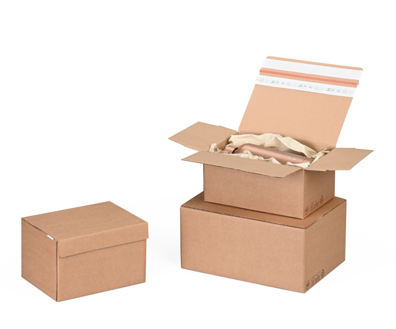 Versandkarton COMFORT-BOX RETURN wiederverschliessbar