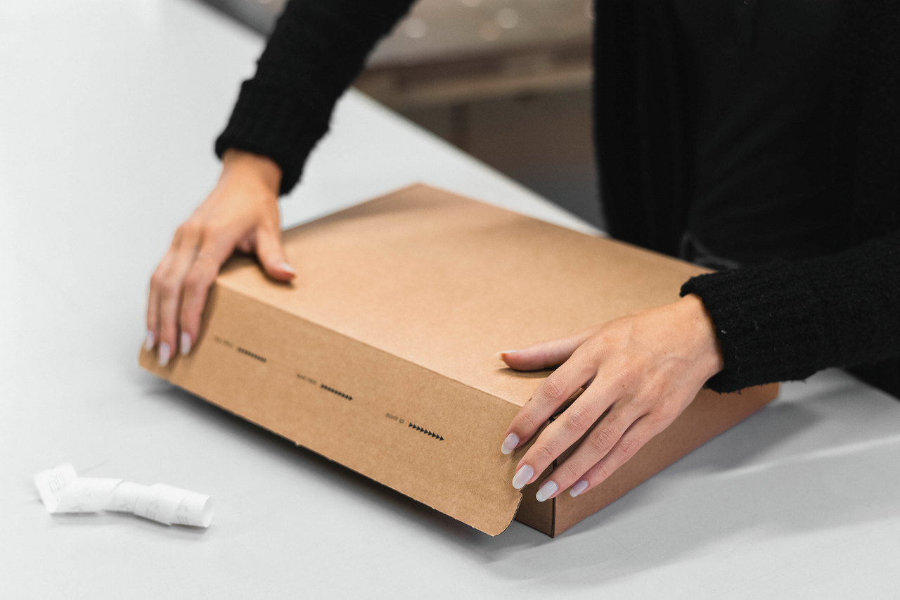 schnell und ohne Hilfsmittel verschlossen