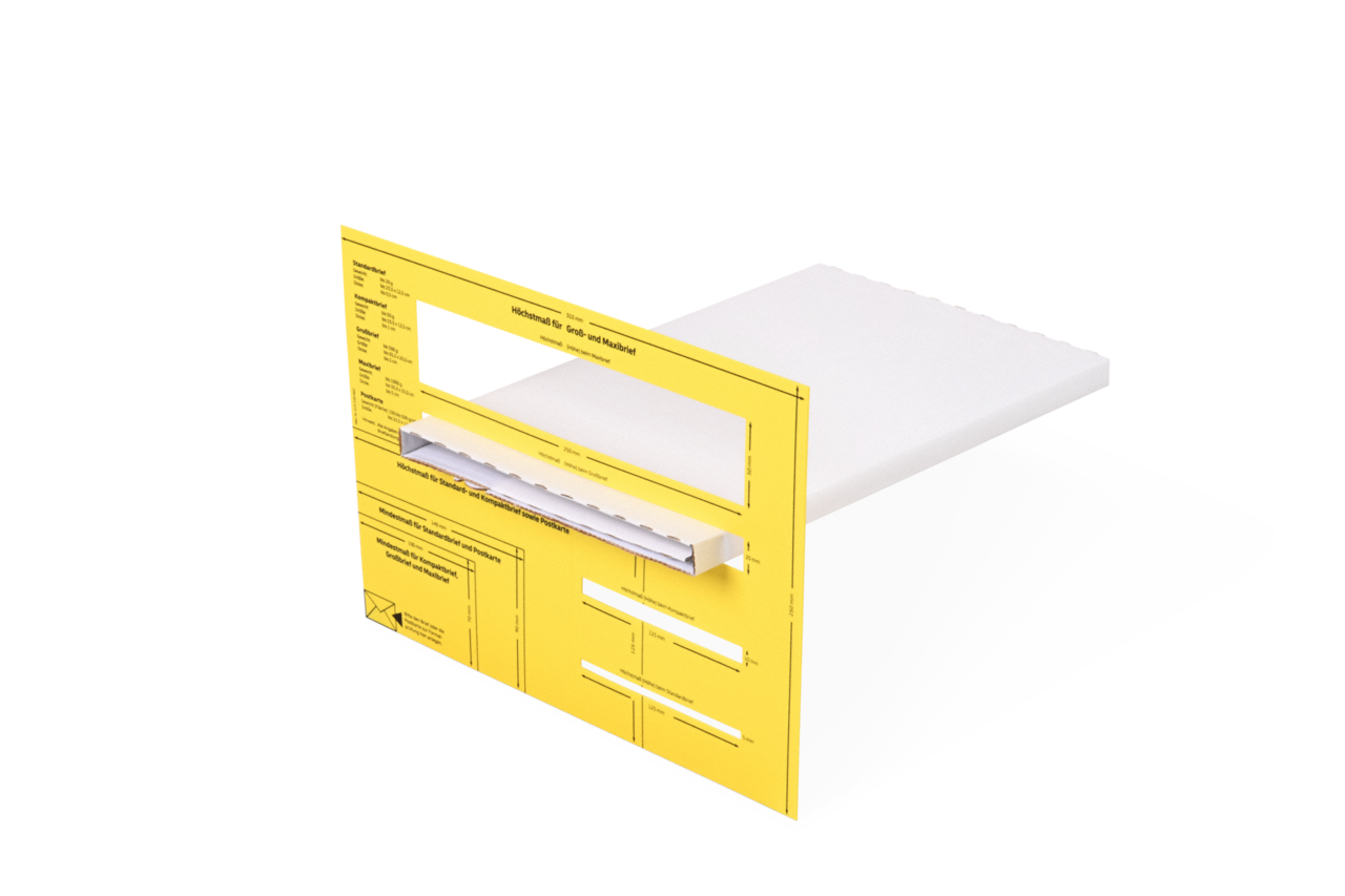 Kreuzverpackung / Buchverpackung weiss MECAWELL® STRONG