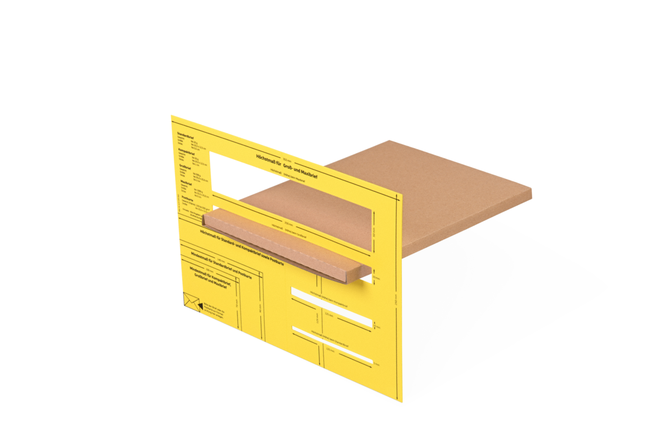 Flachverpackung / Kalenderverpackung braun