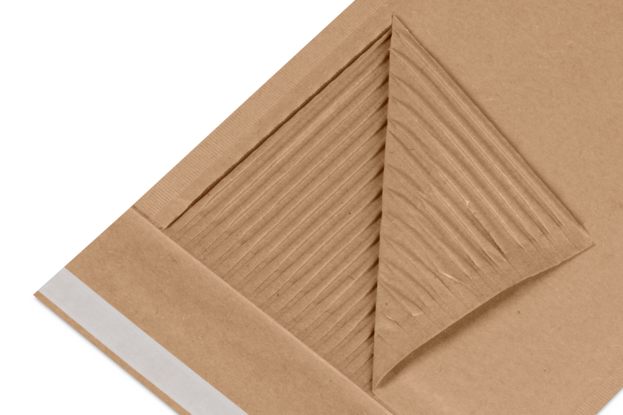 wirkungvolles Wellenpolster aus Papier