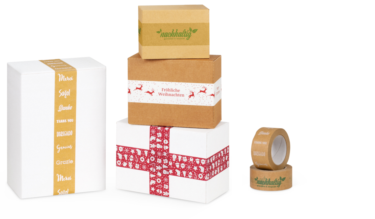 Papier-Selbstklebeband mit Druck