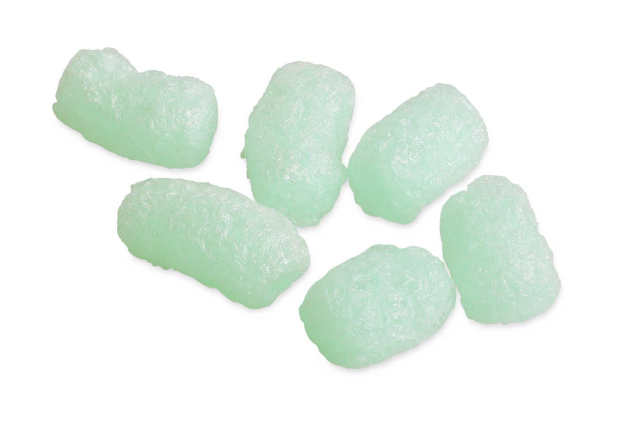 zylinderförmige Verpackungsflocken für optimale Hohlraumfüllung