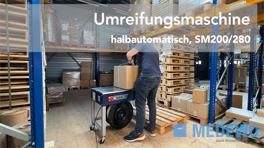 Umreifungsmaschine halbautomatisch SM200/280