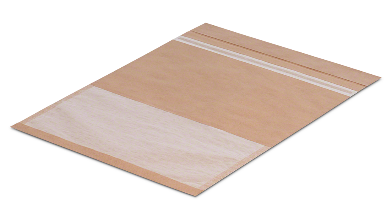 Papierbeutel mit Repetierverschluss, 300 × 400 mm,  70 g/m²
