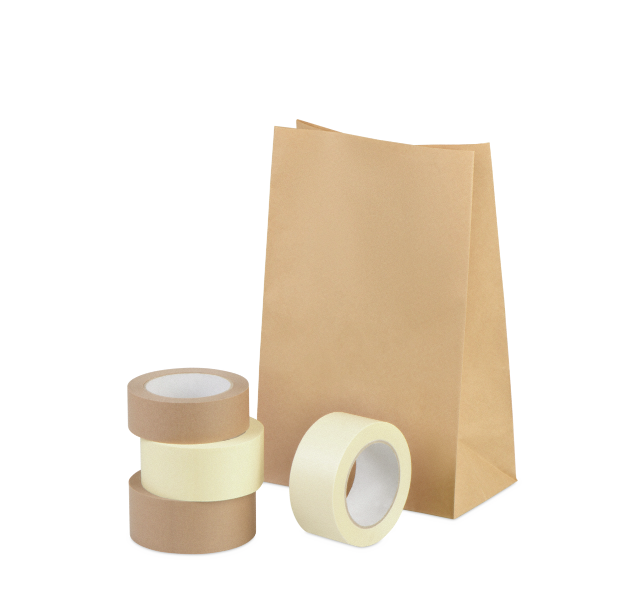 Lunchbag aus Kraftpapier