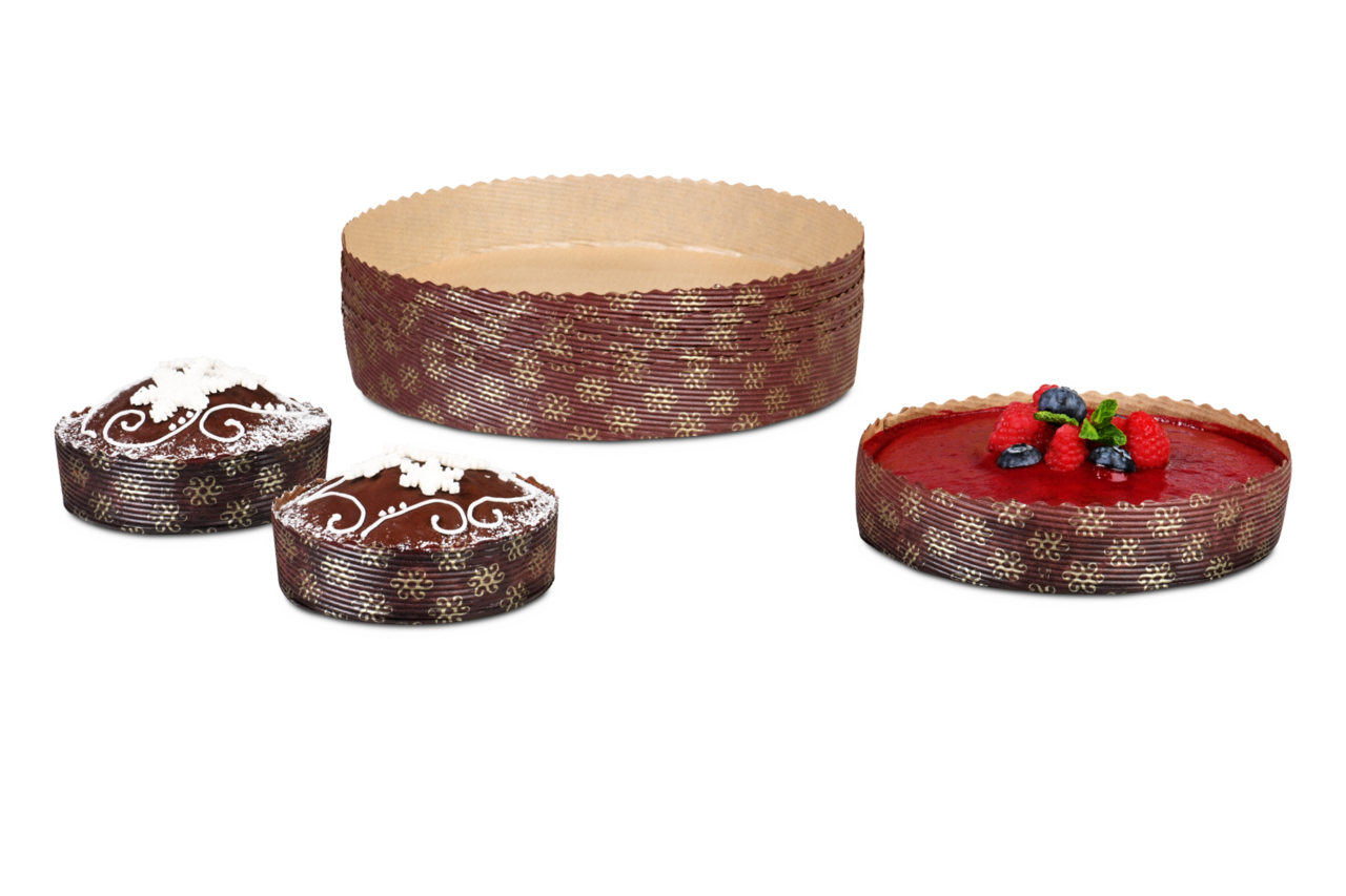 Kuchen-Backform rund mit Dekor