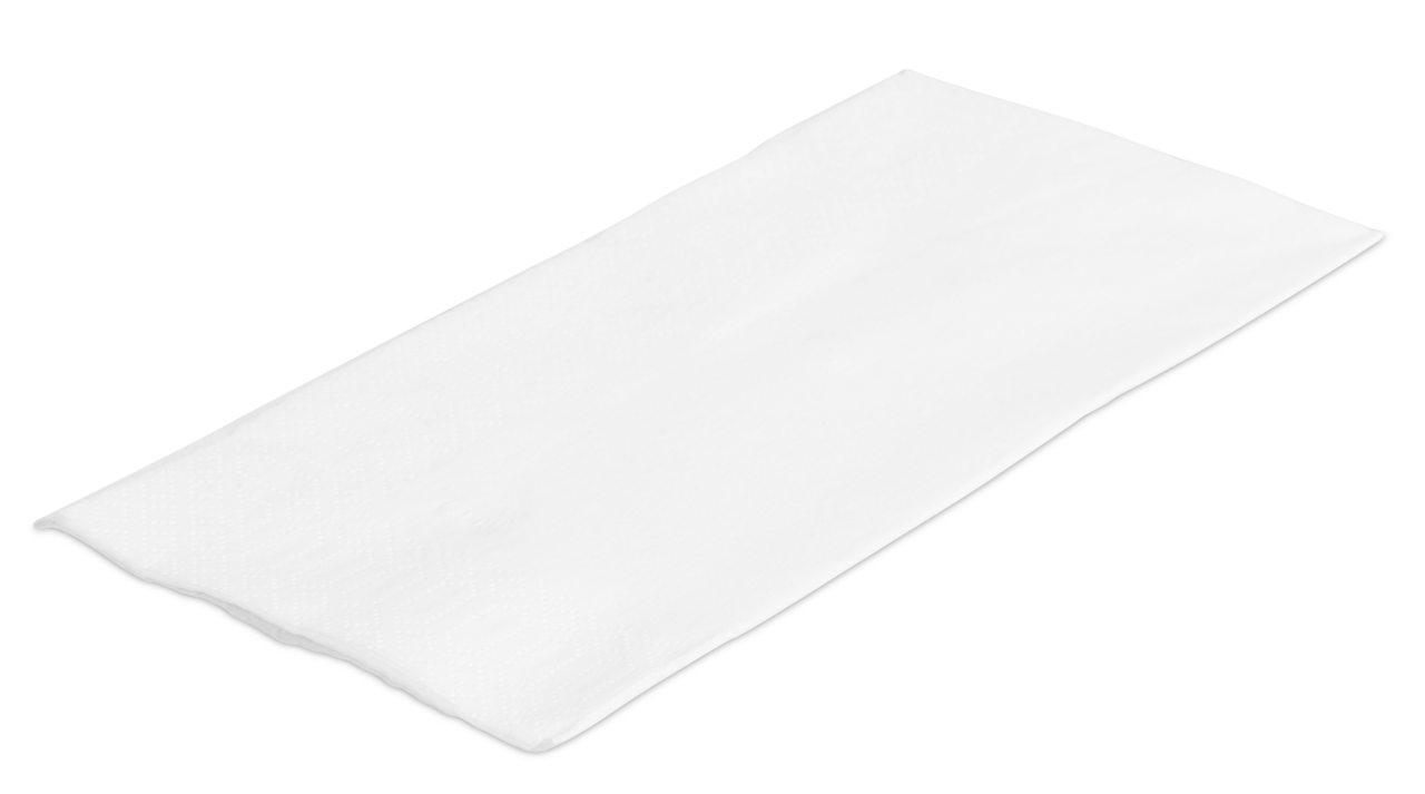 Zelltuch-Serviette 32×32 cm, weiss, 2-lagig, 1/8-Falz