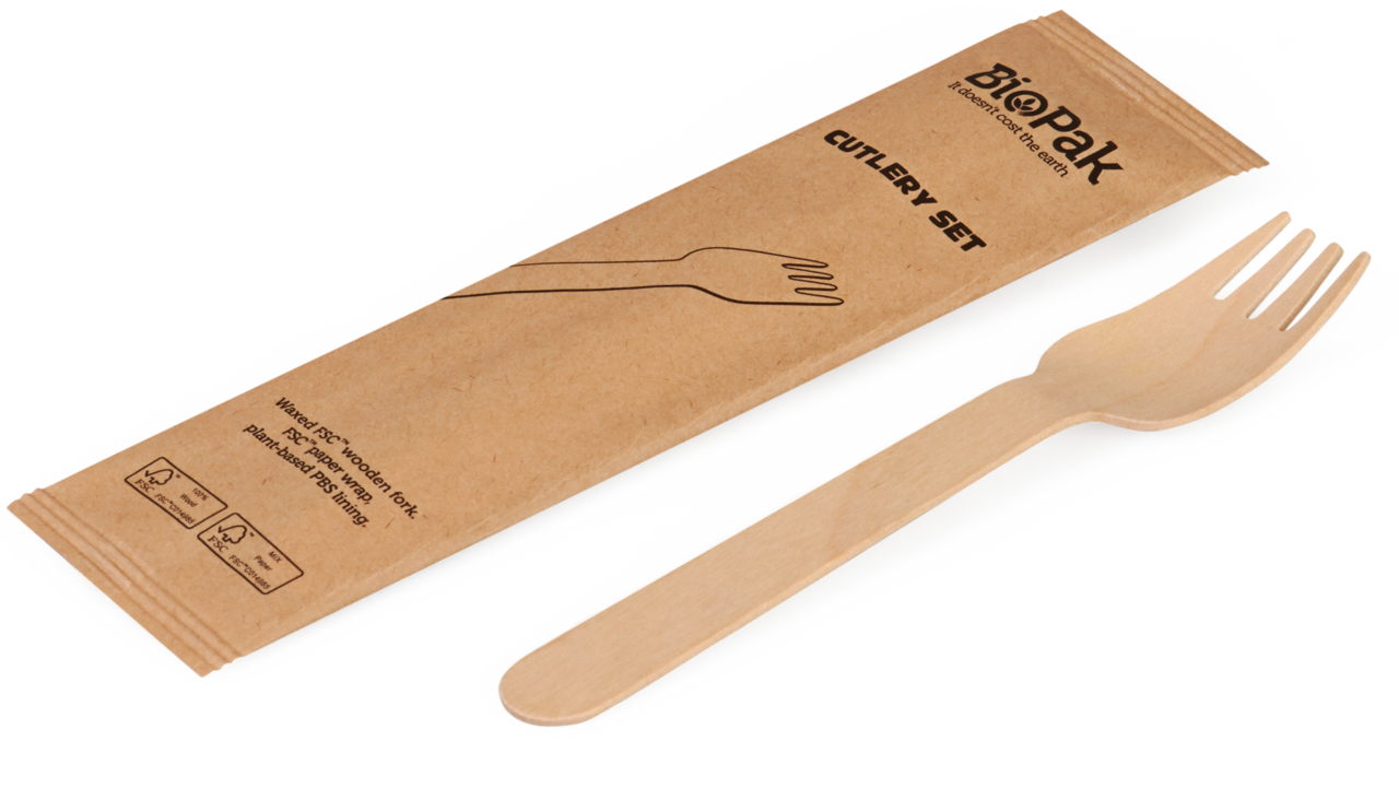 Holzgabel gewachst, 160 mm, einzeln verpackt