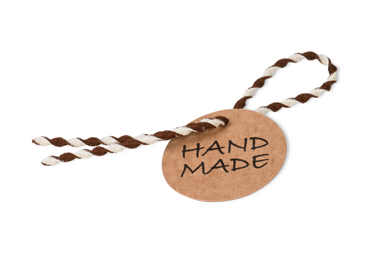Geschenk- & Produktanhänger mit Verschluss-Kordel