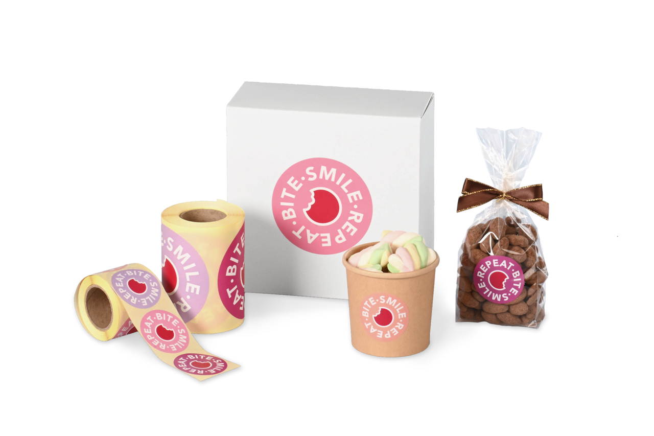 Farbkombination besonders geeignet für süsse Anwendungen wie Kuchen, Berliner, Cookies etc.