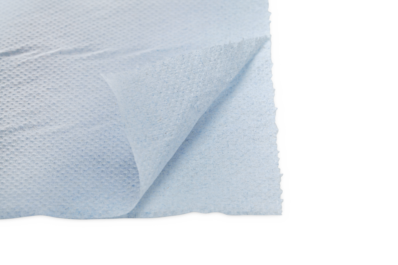 Tork Standard-Papierwischtücher auf Rolle 2-lagig, blau W1
