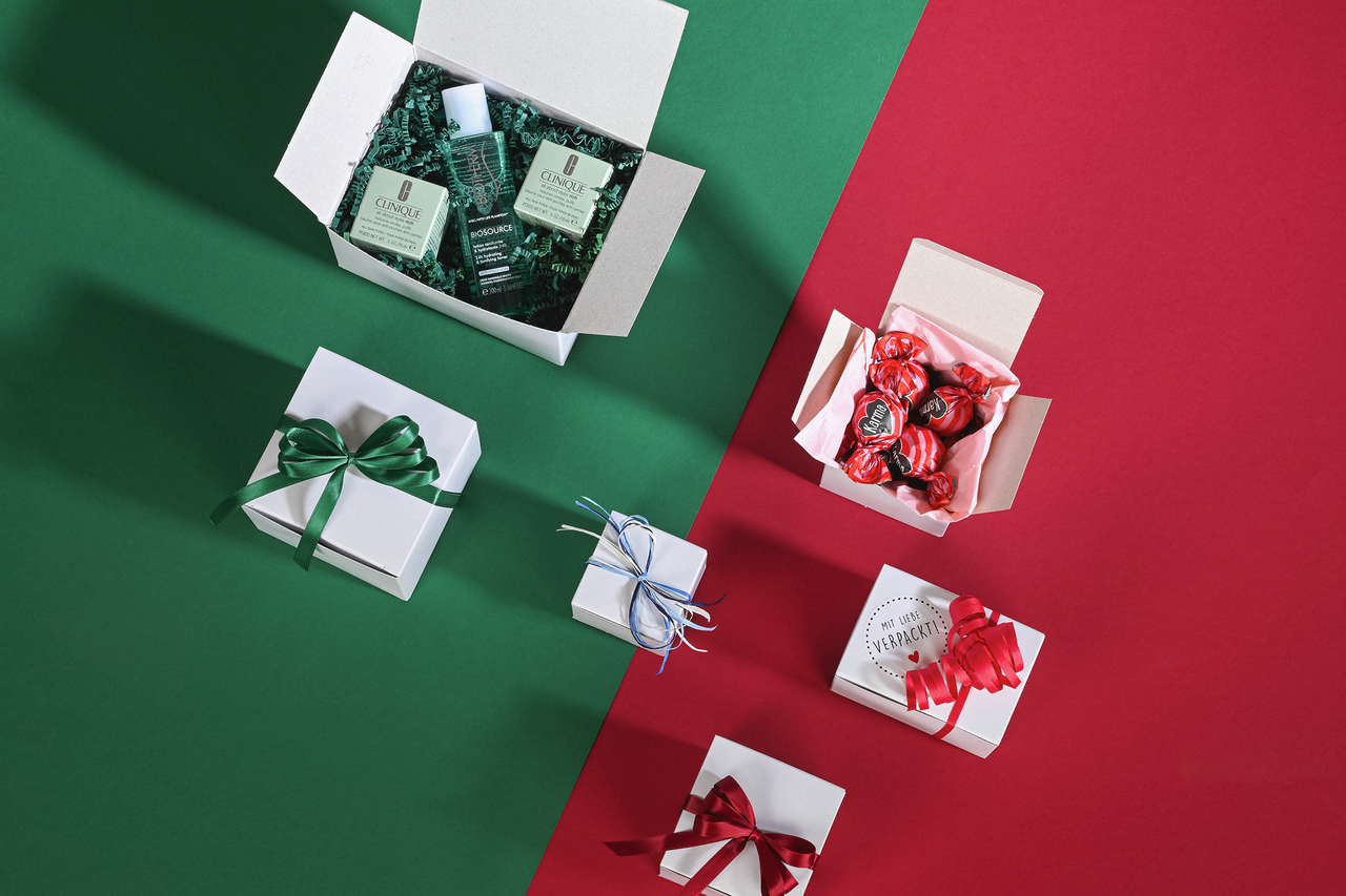 Geschenk- und Präsentationsbox weiss