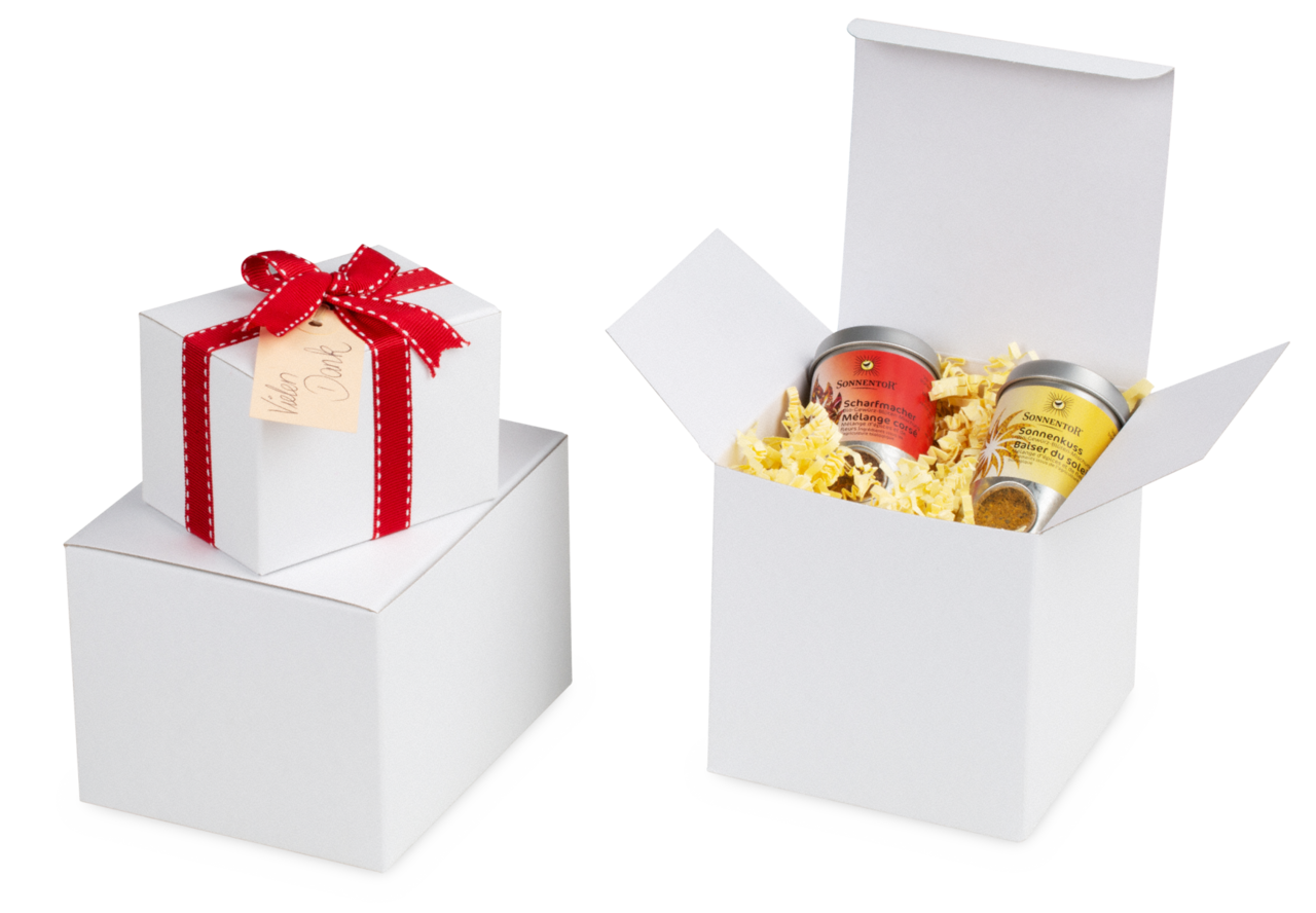 Geschenk- und Präsentationsbox weiss