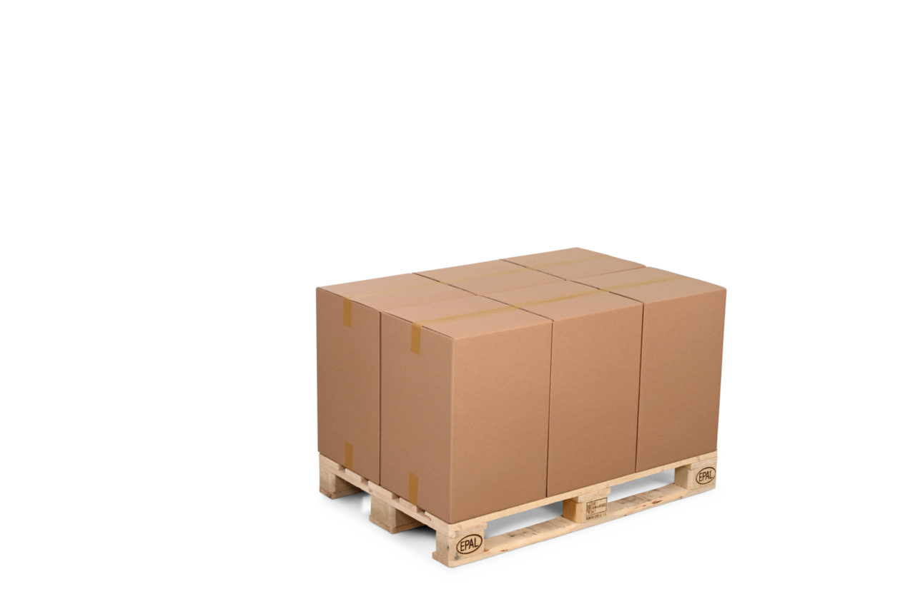 Paletten-Karton 400 x 400 mm – 1/6 Europaletten-Format  