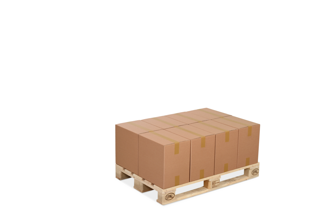Paletten-Karton 400 x 300 mm – 1/8 Europaletten-Format  