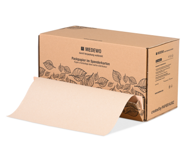 Packpapier im Spenderkarton