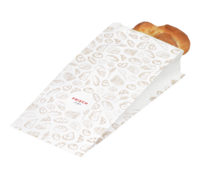 Papierfaltenbeutel «FRISCH & fein» Bäcker