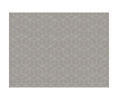 Bio-Tischset Dunicel 30&times;40 cm, Graphics grau