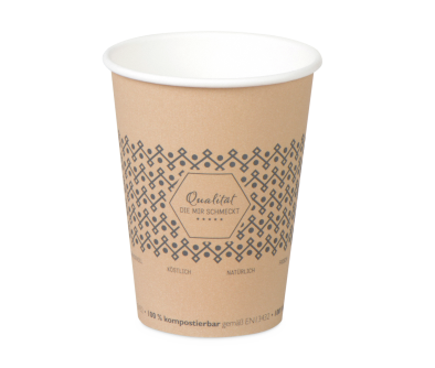 Einweg-Kaffeebecher to go 0.30 l, &Oslash; 90 mm, &laquo;Genuss&raquo;