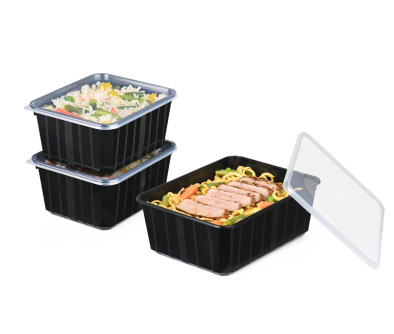 Mehrweg-Menüschale mit Deckel BASIC