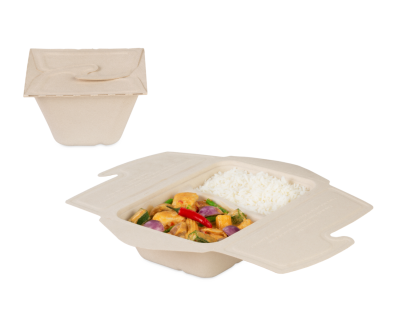 To-Go-Box aus Zellstoff