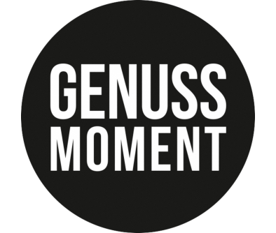 Motiv-Etikett, &Oslash; 50 mm, rund, &laquo;Genussmoment&raquo;