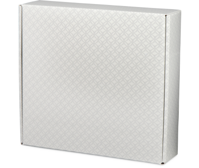 Flaschen-Geschenkkarton EXKLUSIV, 4er, 340&times;370&times;90 mm, grau