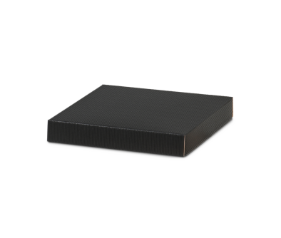 Deckel zu Geschenkschachtel 200&times;200&times;30 mm, schwarz