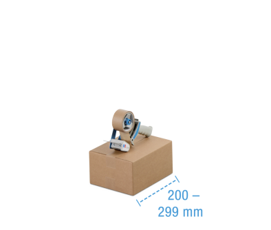 Faltschachtel 1- & 2-wellig, braun, 200 - 299 mm