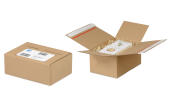 Versandkarton COMFORT-BOX RETURN PLUS wiederverschliessbar