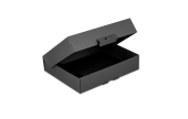 Klappschachtel schwarz mit Steckverschluss FULL BLACK