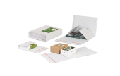 Kreuzverpackung / Buchverpackung weiss MECAWELL® STRONG