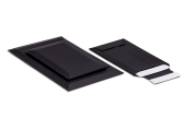 Wellkarton-Versandtasche schwarz FULL BLACK